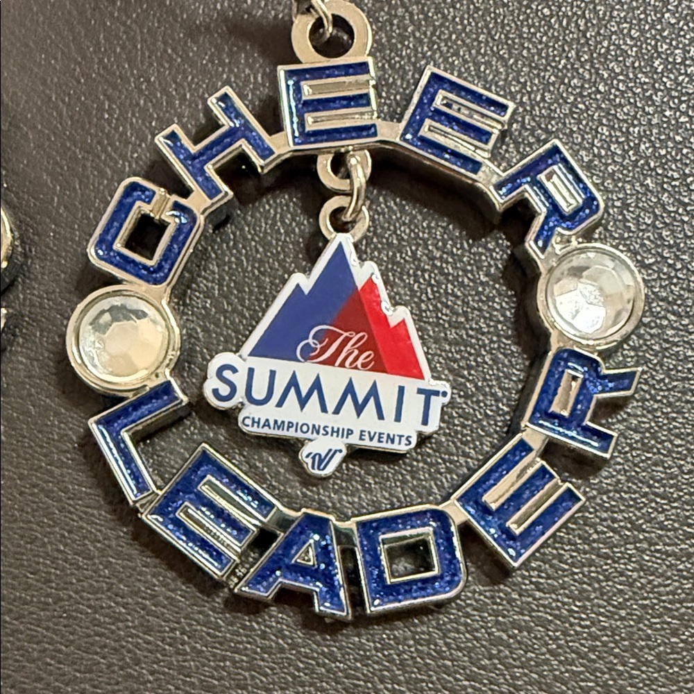 VARSITY ALL STAR CHEER SUMMIT CHEERLEADER OR CHEER MOM EARRINGS - Picture 3 of 5